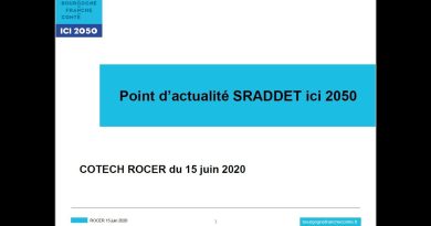 Actualités : SRADDET 2050, enjeux et perspectives