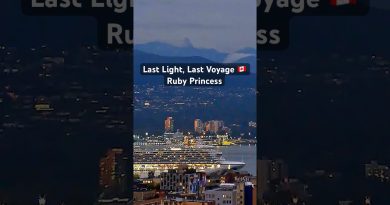 Adieu à Ruby Princess sous les lumières de Vancouver 🇨🇦