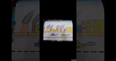 Affiche sur la pollution de l'air pour la 6e classe