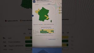 Alertes météo : Suivi du dimanche 19 octobre
