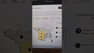 Alertes orages et inondations pour le 21 octobre