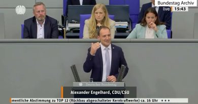 Alexander Engelhard, CSU : Moratoire sur le démantèlement des centrales