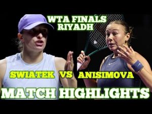 Amanda Anisimova élimine Iga Swiatek en demi-finale à Riyad