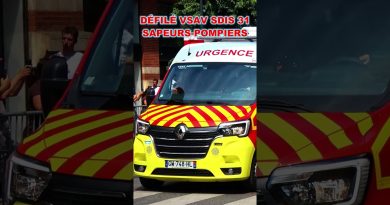 Ambulance des Pompiers à Toulouse - 14 Juillet 2025