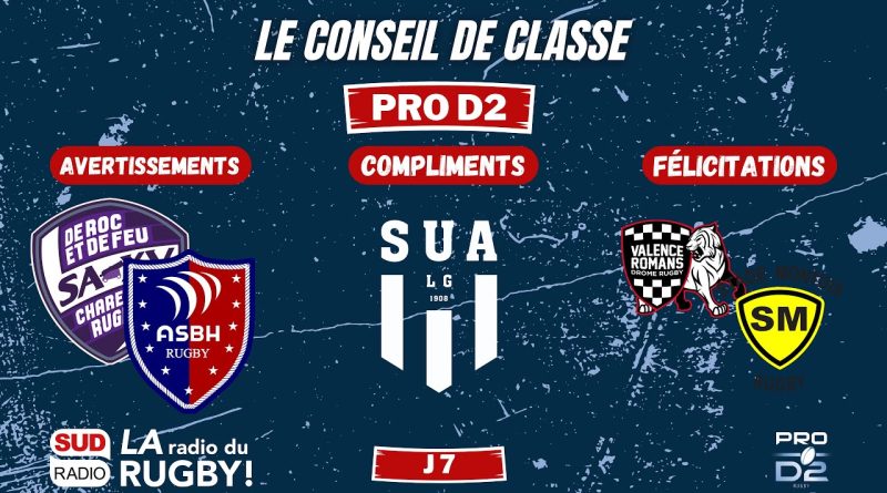 Analyse du conseil de classe de la 7e journée de Pro D2
