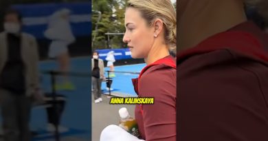 Anna Kalinskaya : Intensité sur le court d'entraînement 💪🔥