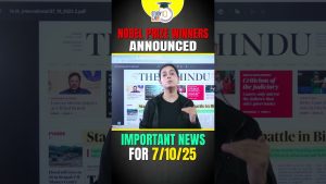 Annonces des lauréats du Prix Nobel 2025 : Médecine et Physique