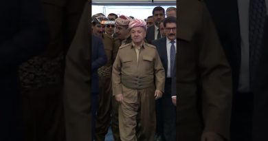 Arrivée du président Barzani au Forum de la paix au Moyen-Orient