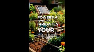 Arrosage de jardin écolo : un système solaire DIY