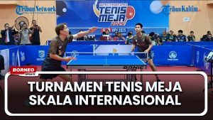 Atletes japonais en compétition au Bupati Paser Open 2025