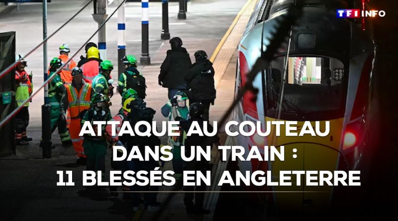 Attaque au couteau dans un train en Angleterre : 11 blessés