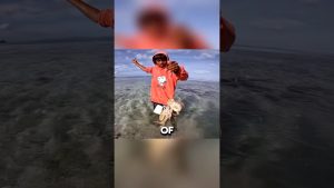 Attraper des poissons de sable à marée basse