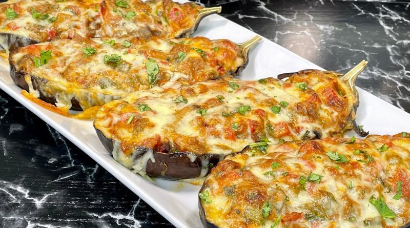 Aubergines Gratinées Farcies : Recette Végétarienne Savoureuse
