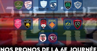 Aviron Bayonnais en tête, USAP en difficulté : pronos J6 Top 14