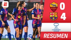 BARCELONA écrase la ROMA 4-0 grâce à Alexia Putellas