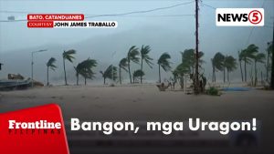 Bagyong #UwanPH: Inondasyon sa Catanduanes, mga bahay lubog