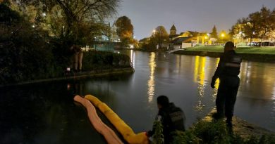 Bâle. Fuite d’hydrocarbures dans le Rhin, des barrages à Huningue