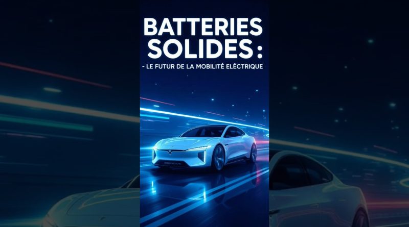 Batteries solides : l'avenir de l'électrique avec 800 km d'autonomie