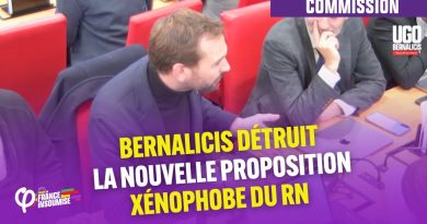 Bernalicis rejette la nouvelle proposition xénophobe du RN