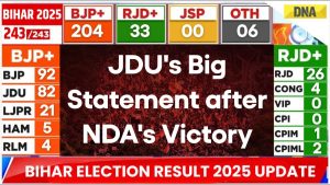 Bihar 2025 : JDU fait une grande déclaration après la victoire NDA