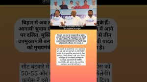 Bihar : Le Mahagathbandhan propose trois vice-ministres !