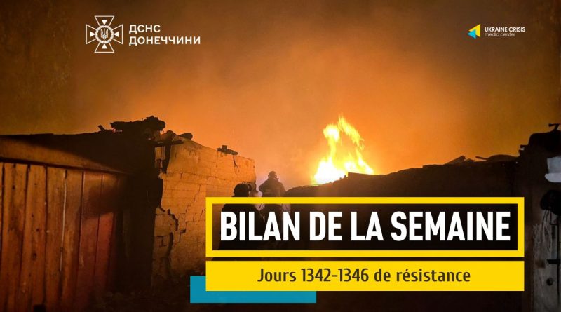 Bilan de la semaine. 1342-1346 jours de résistance | UACRISIS.ORG