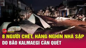 Bilan dévastateur du typhon Kalmaegi : 8 morts et des milliers de dégâts