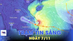 Bilan du 07/11 : Le typhon n°13 devient une dépression