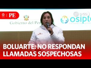 Boluarte : Signalez les appels suspects | Première Édition