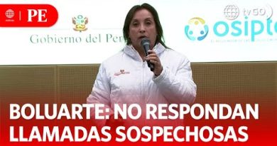 Boluarte : Signalez les appels suspects | Première Édition