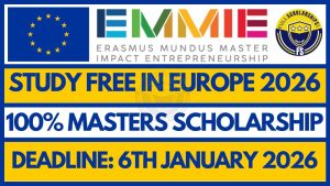 Bourse Erasmus Mundus EMMIE 2026 : Master en Europe Gratuit !