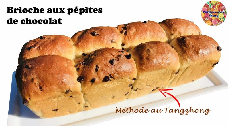 Brioche moelleuse aux pépites de chocolat : méthode Tangzhong