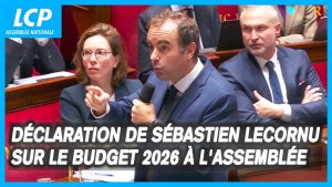 Budget 2026 : Sébastien Lecornu s'exprime à l'Assemblée