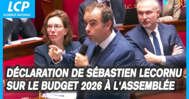 Budget 2026 : Sébastien Lecornu s'exprime à l'Assemblée