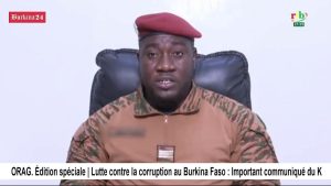Burkina : Communiqué crucial sur la lutte anti-corruption