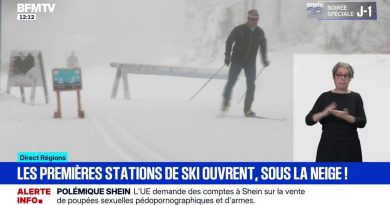 Ouverture des premières stations de ski sous la neige : une ambiance de carte postale