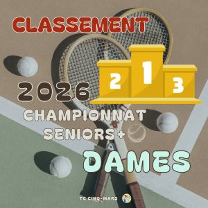 CHAMPIONNAT SENIORS➕ 2026