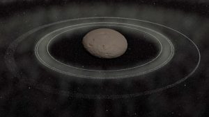 Des astronomes observent la formation d'anneaux autour de l'astéroïde Chiron.