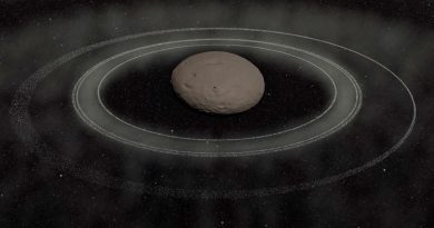 Des astronomes observent la formation d'anneaux autour de l'astéroïde Chiron.