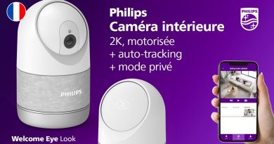 Caméra intérieure 2K connectée et motorisée Philips WelcomeEye