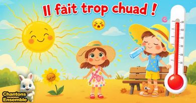 ☀️ Canicule : Comptine éducative pour enfants en 5 couplets