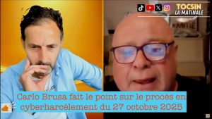 Carlo Brusa : Actualités sur le procès de cyberharcèlement
