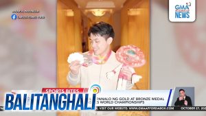Carlos Yulo remporte l'or et le bronze aux Championnats 2025