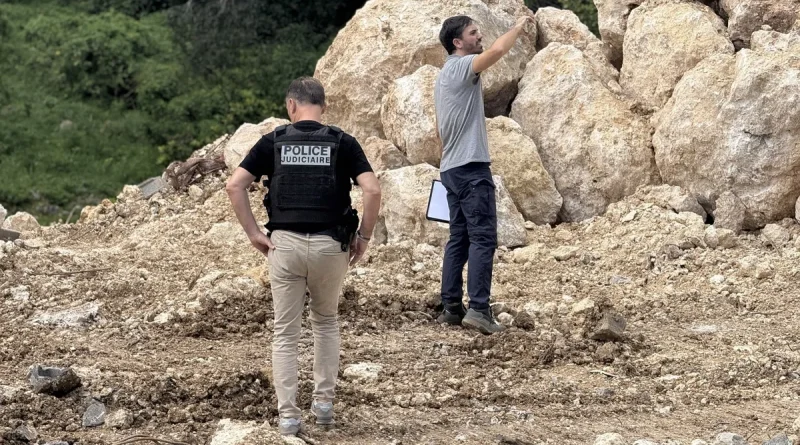 Carrières illicites de tuf, en Grande-Terre : inspection coordonnée des services de l’Etat et du parquet de Pointe-à-Pitre