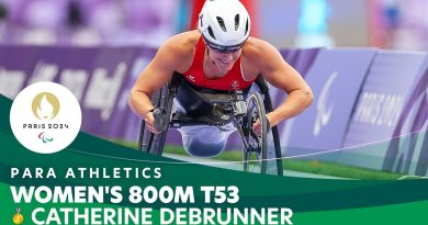 Catherine Debrunner remporte l'or au 800m T53 à Paris 2024