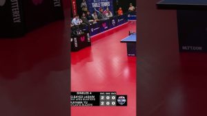 Ce coup de lob incroyable au tennis de table !
