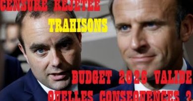 Censure rejetée : Macron, Lecornu et les traîtres du PS en ligne de mire