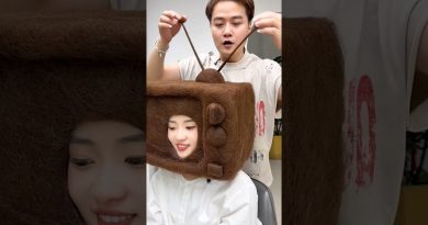 Cette fille adopte une coiffure de star de la télé