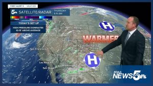 Chaleur presque record jeudi avec l'humidité tropicale au Colorado