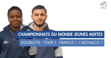 Championnat Monde Jeunes Mixtes : France 1 vs Monaco 1